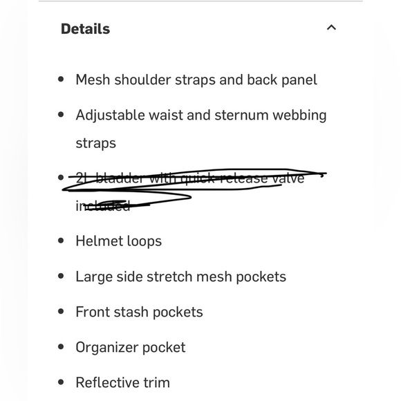 Nathan Firestorm race vest 2 L hydration pack bag only no bladder - Picture 5 of 11